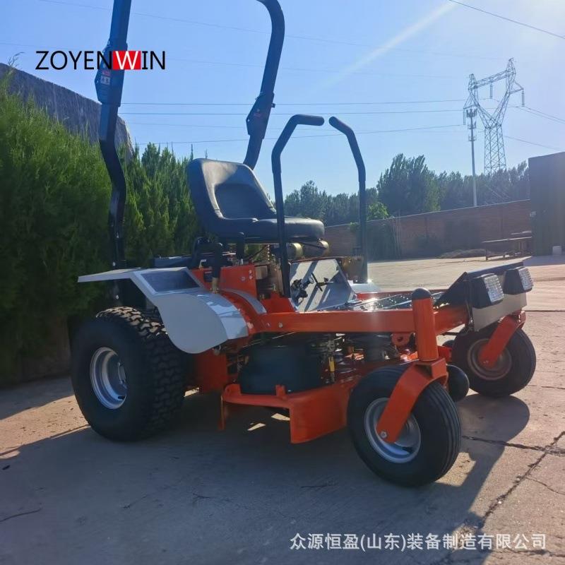 驾驶式汽油割草机48寸 27马力座驾式割草车 零转角坐骑式草坪车