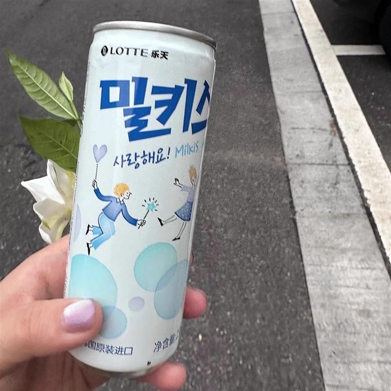 韩国进口牛奶碳酸饮料网红乳味苏打水妙之吻milkis饮品气泡水