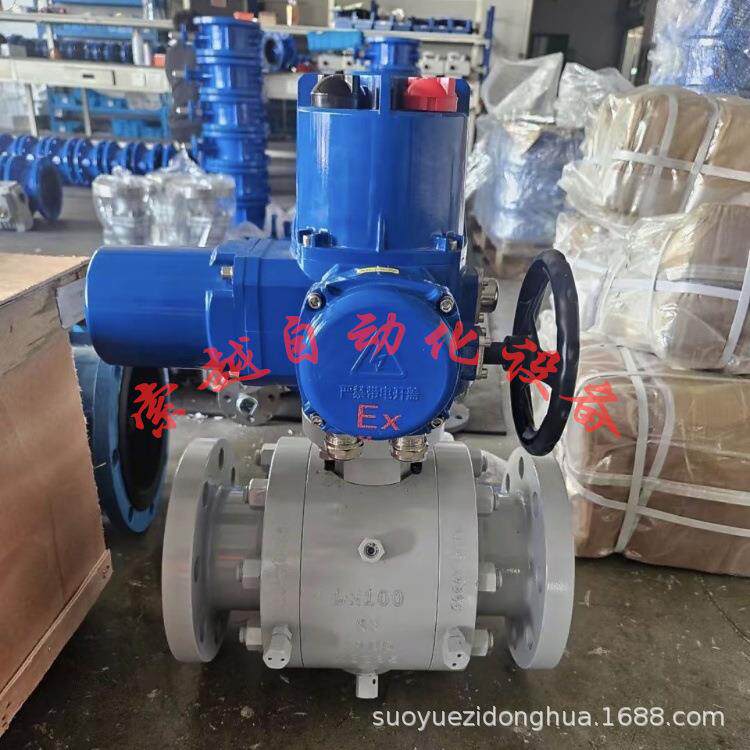 Q911F防爆型电动球阀16P不锈钢三片式内螺纹调节阀DN15