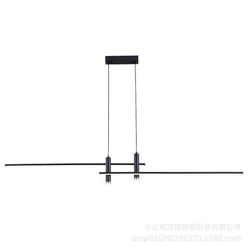 餐厅灯吊灯轻具现代简约一字长条极简新款家用饭厅餐桌吧台灯