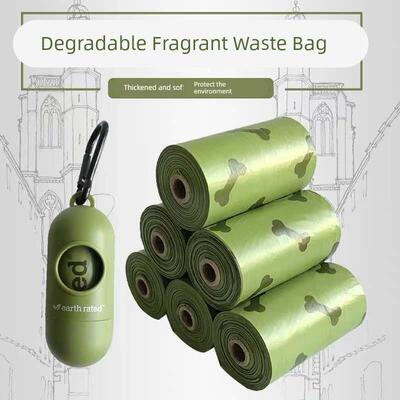 pet waste poop bags for dog leash dspenser cat garbage bag