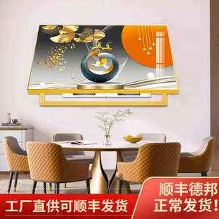 现代简约液压杆电表箱装饰画大尺寸遮挡配电箱电闸盒开关挂画壁画