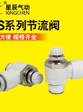 星辰气动 调速阀&限出型节流阀 AS1201F/AS2201F/AS3201F/AS4201F