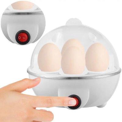Egg Cooker Auto Shut-Off Boiled Egg Machine 7 Egg Capacity
