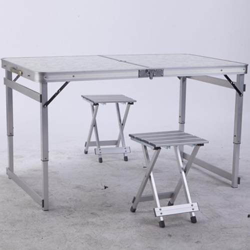 厂家120*70折叠桌 户外摆摊桌 便携式铝合金桌椅