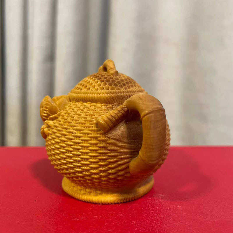 黄杨木雕刻文玩随身手把件茶壶车载办公桌装饰工艺品摆件礼品挂件,家居饰品,木雕,淘宝优惠券,粉丝福利购,淘宝优惠卷