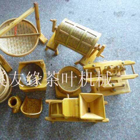 9件套安溪老式制茶工具模型竹木手编工艺品适合酒店茶店摆设