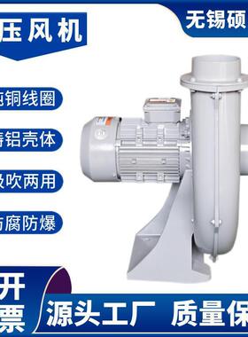 1.5kw耐高温风机 CX-100A左旋90度1500w220v抽热气水蒸气中压风机
