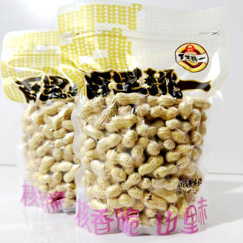 新货旭东百里挑一258g袋装山核桃味花生休闲零食小吃坚果炒货年货