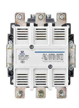 上海人民Cj20交流接触器63A100A160A250A400A三相380V单相220V