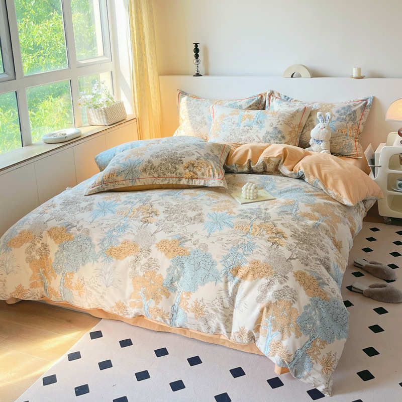 被套229磨毛笠定制**2207*/250榻榻米230床248x248棉件套四床单全