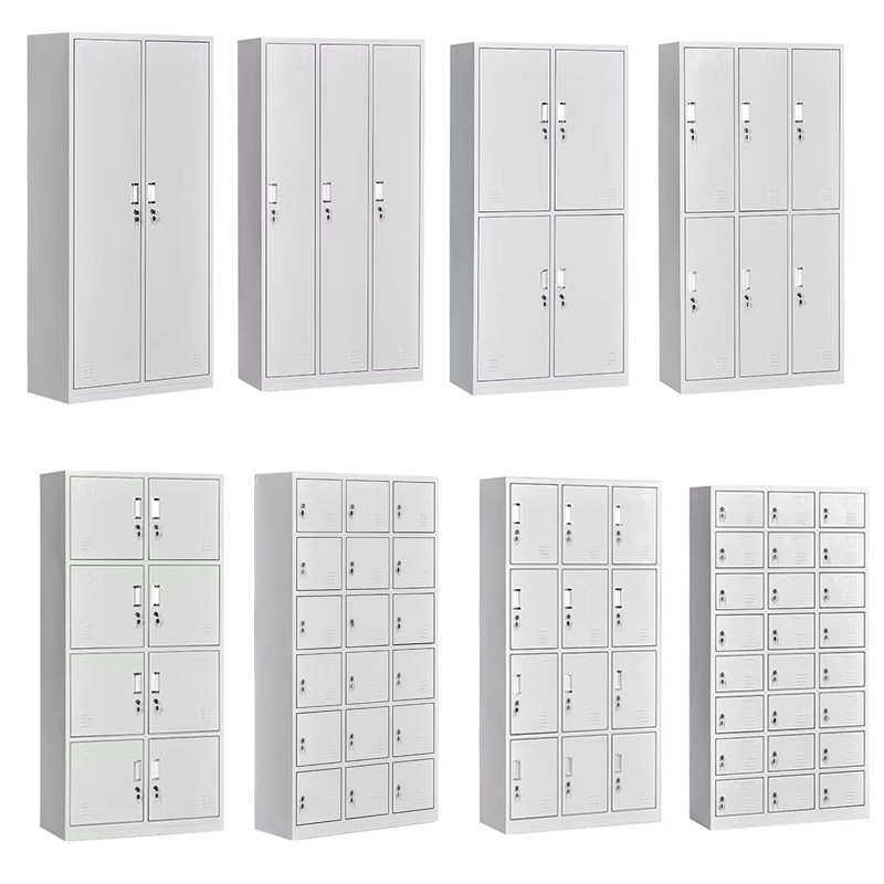 钢制更衣柜员工宿舍储物柜多门带锁鞋柜健身房浴室换衣收纳铁柜子,商业/办公家具,办公储物柜,淘宝优惠券,粉丝福利购,淘宝优惠卷