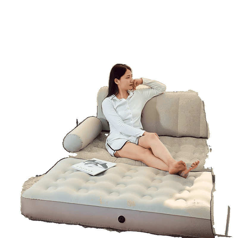 户外自动充气沙发双人露营帐篷气垫床折叠懒人沙发音乐节便携睡垫