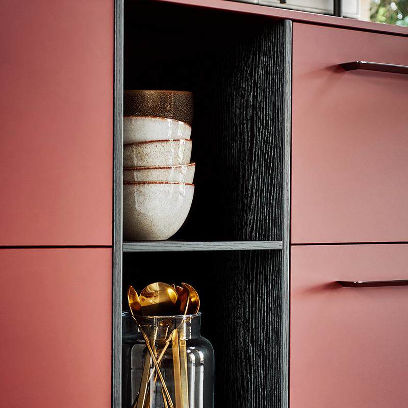 红之恋轻奢藏色整体典高端全屋橱柜多功能橱柜储物柜台石英石OMF