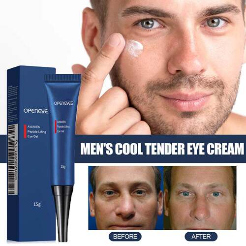 Men's eye cream, gently moisturizing without being greasy, i