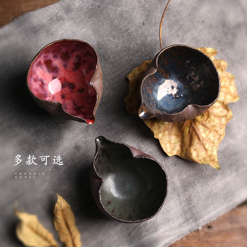 德馨阁手捏陶器作品紫金陶公道杯茶海禅寂功夫茶具多款可选