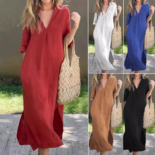Female side slit pocket collar, split sleeves, chest
