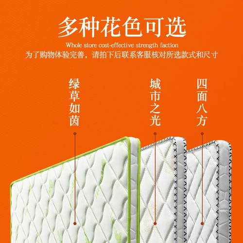 天然棕垫椰棕垫1SPH.2榻榻米床垫床偏无胶热压乳胶垫硬米子