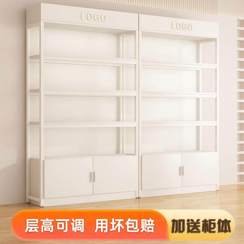 超市货架展示柜陈列化妆品置物架产品样品多层宠物文具母婴便利店