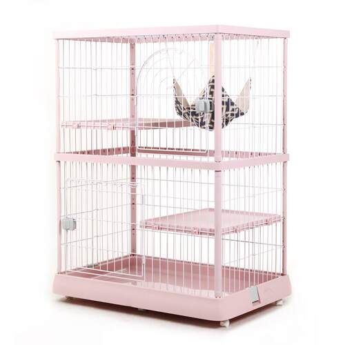 C猫子猫咪家用Y室内超大自由空间笼体大一号三层猫笼