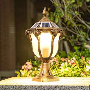 欧式围墙柱头庭院灯墙头门柱防水别墅花灯园大门C1343柱子装灯饰