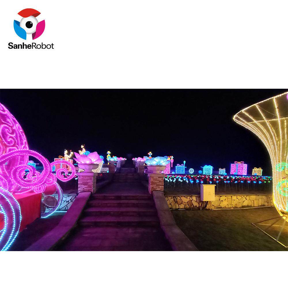 自贡彩设计作春节彩灯造型设计 景区灯彩灯展览设CKU制 计制作厂