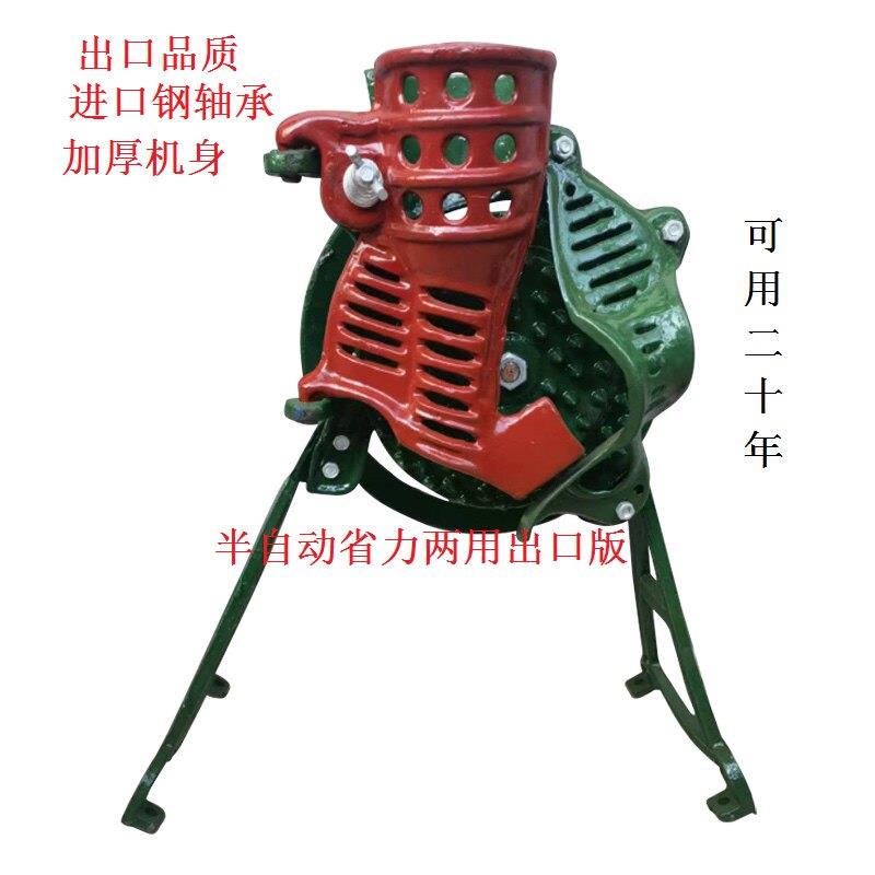半自动手摇玉米机打玉米粒机家用打苞米机玉米脱离器电动小型铸铁