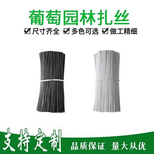 葡萄扎丝镀锌铁扎丝绑丝园林扎丝包塑铁丝捆绑丝绑枝条一万条