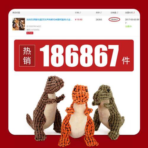 Cute Pet Dog Toys Puppy Chew Squeaker Toy for Small Large
