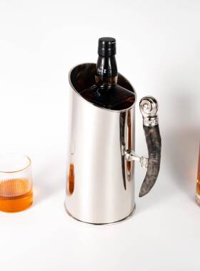 现代简约不锈钢冰桶水壶装饰软装创意家居摆设样板房装饰摆件