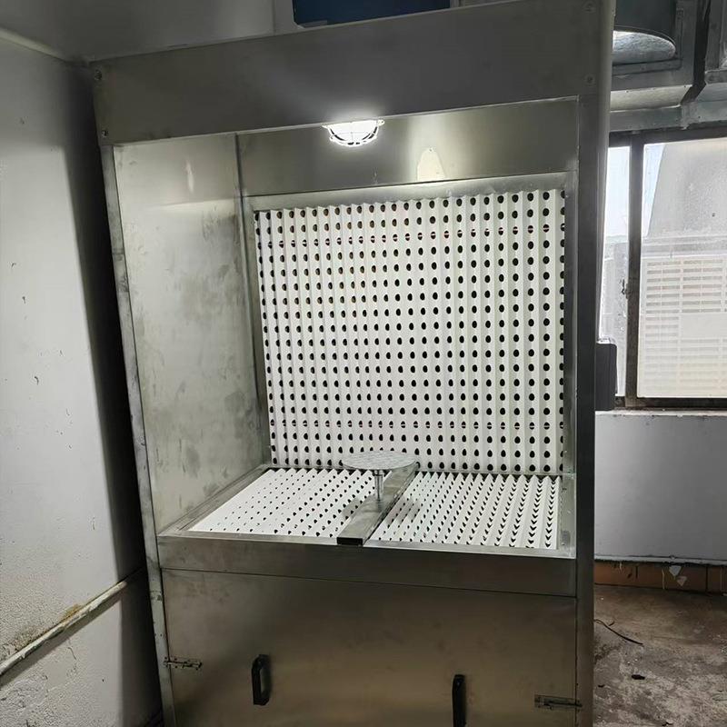 不锈钢式不锈钢干打色版喷漆干水帘水膜除尘柜柜水帘柜喷漆机房喷