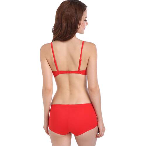 Red zodiac year bikini underwear with nylon lining and
