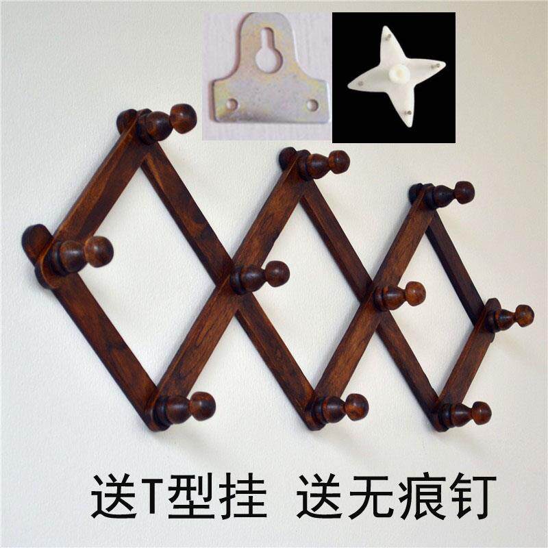 菱形可伸缩壁挂墙壁挂衣钩强力承重粘钩门后挂钩免钉挂衣架衣帽钩