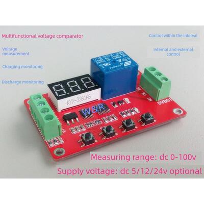 Dvb01/数字显示电压比较器/电压测量/充放电监测/双极端窗口电压