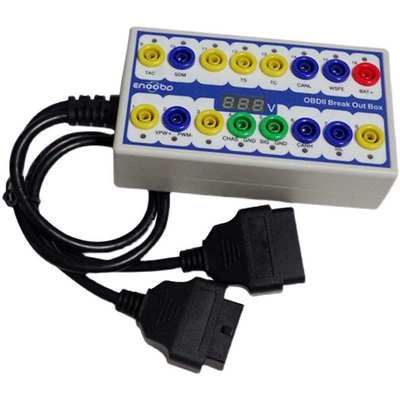 OBDII Protocol Detector Break Out Box 16pin 协议检测器接线盒