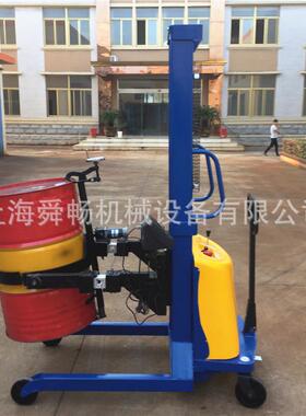 电动油FYY桶升降装旋倒料车半自铁塑两动用圆筒堆高机转油桶卸车
