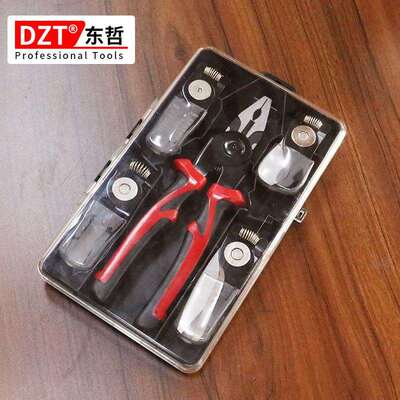 五合一老虎钳多功电能工剪线钳可换头式8029（五钢丝剥线钳具五金