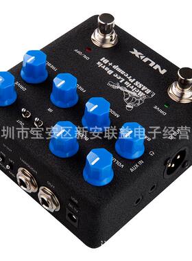 NUXBP-5电贝司均箱体拟前N级BAS模SPre贝司效果amp+DI单块衡效果