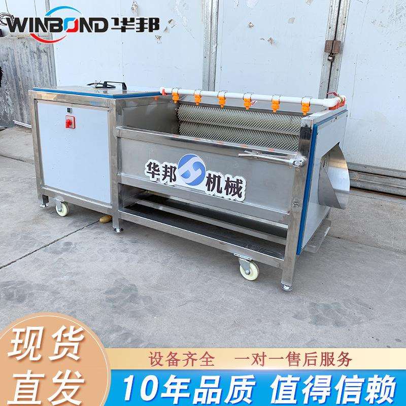海蛎子清洗 不锈钢毛刷清洗机 血蚌螃蟹清洗机 小龙虾清洗设备