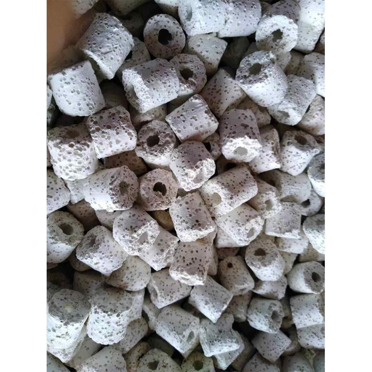 30斤白色科技环多孔呼吸环鱼缸过滤材料水族箱陶瓷净化细菌屋
