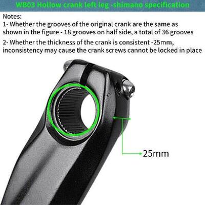 220mm Bicycles Crank Arm Bike Left Crank Arm Replacements