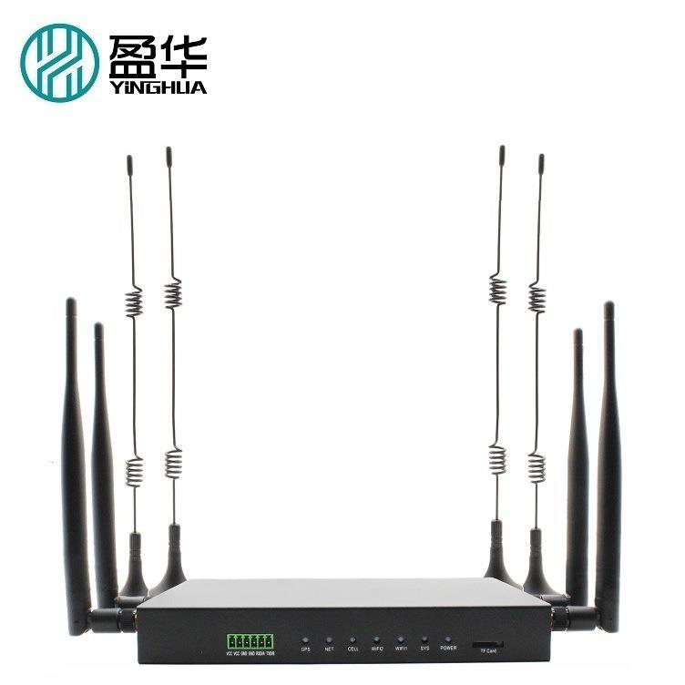 千兆5G双频路由器工业级路由器双SIM卡2串口透传5口1200M工业路由
