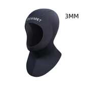 防寒保暖3现货溪浮男女潜水潜潜水 泳帽5mm护耳帽头套冲浪潜水溯