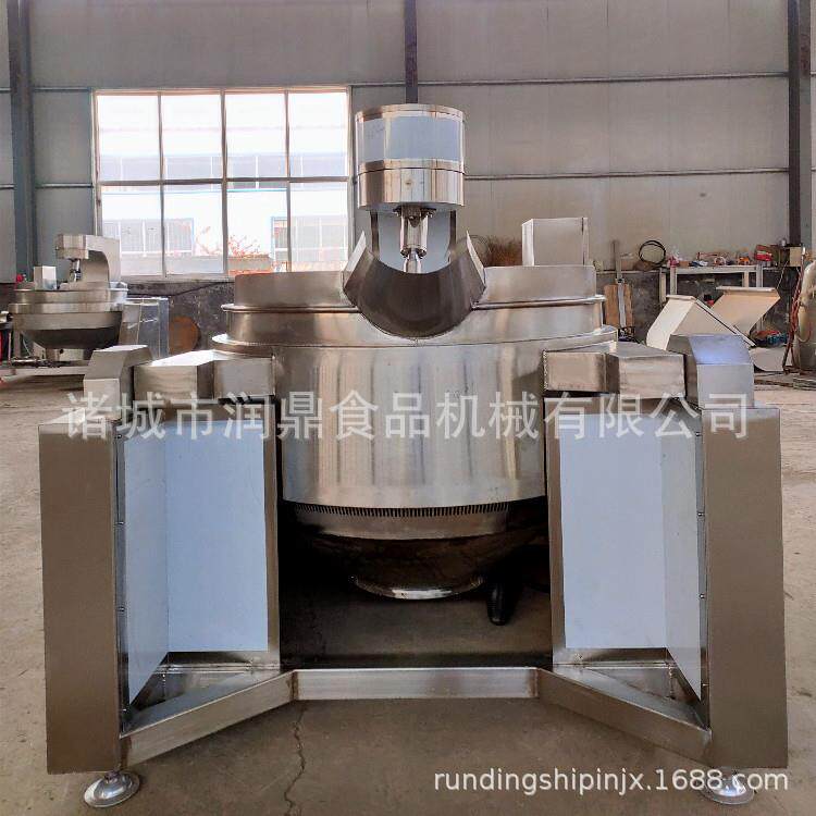 润鼎直销牛肉火锅底料炒锅 豆沙月饼馅料电磁加热行星搅拌炒锅