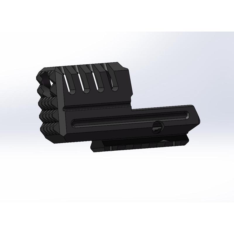 XY vp9sk 制退器攻击头装饰件3D打印成品分体导轨可内置旋