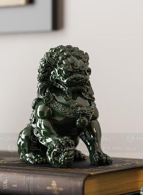 侘寂风玄关置物柜手工花瓶狮子家居装饰品民宿禅意陶瓷摆