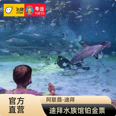 [迪拜水族馆和水下动物园-全通票（铂金票）]迪拜mall水族馆和水下动物园门票