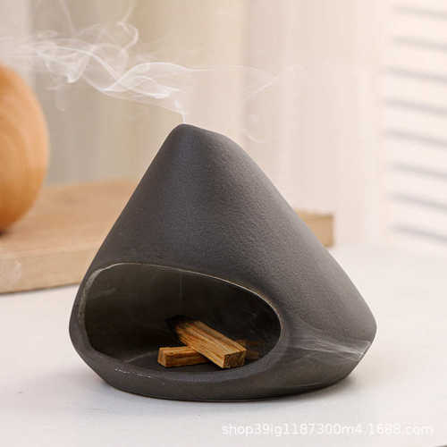 陶瓷香炉秘鲁圣木鼠尾草燃烧托盘支架 palo santo holder香炉香座