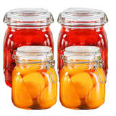 密封罐玻璃食品瓶子蜂蜜泡酒泡菜坛子腌咸菜空瓶收纳储 物糖罐子