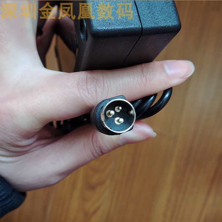 适用于FDL热敏打印机FDLJ204A电源适配器24V1.5A2A通用三针3孔线